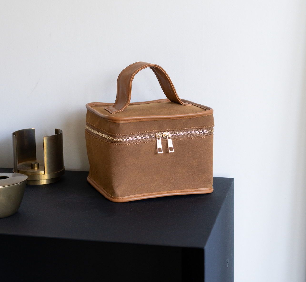 新品⭐︎BISOU L'EAU MultiPouch Mサイズブラウン 新作【即納】マルチポーチ M size（ブラウン・ライトブルー