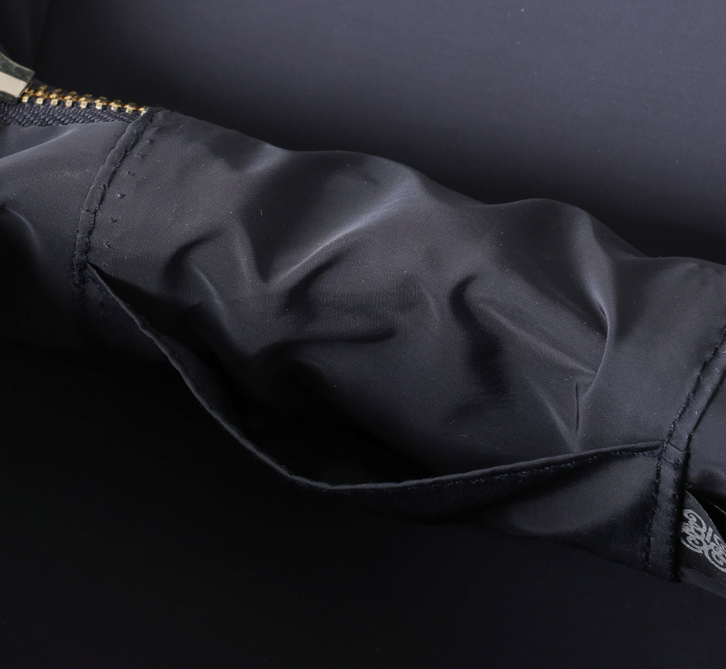 予約販売【新作】BISOU×L'EAU マルチポーチ / デニム / L mini（ネイビー・ライトブルー） - yUKI TAKESHIMA